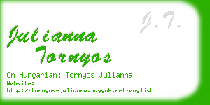 julianna tornyos business card